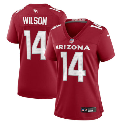 Michael Wilson 14 Arizona Cardinals Women's Team Game Jersey - Cardinal