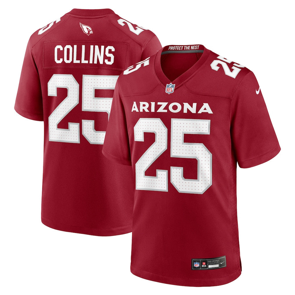 Zaven Collins 25 Arizona Cardinals Game Men Jersey - Cardinal