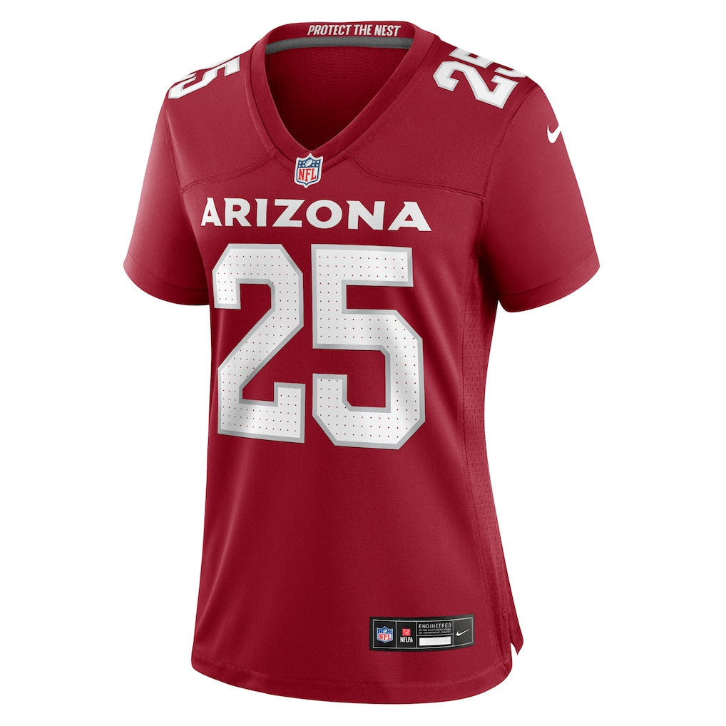 Zaven Collins 25 Arizona Cardinals Women's Team Game Jersey - Cardinal