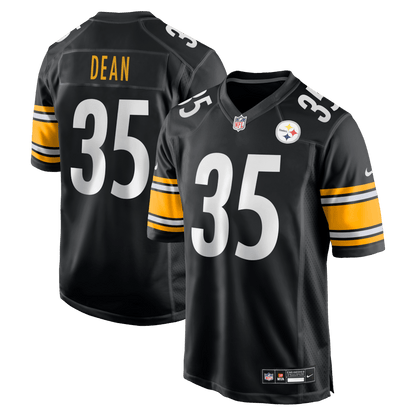 Jamel Dean 35 Pittsburgh Steelers Team Game Men Jersey - Black