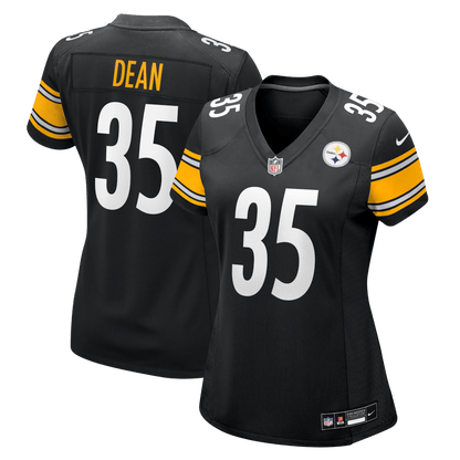 Jamel Dean 35 Pittsburgh Steelers Women's Team Game Jersey - Black