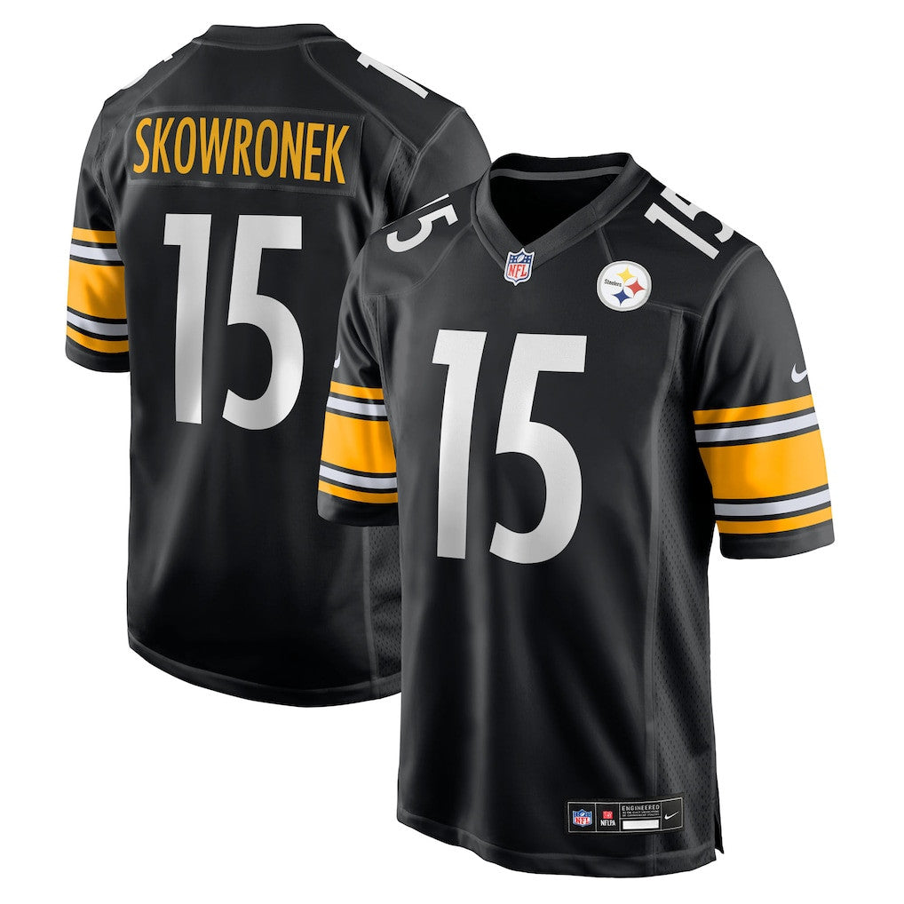 Ben Skowronek 15 Pittsburgh Steelers Team Game Men Jersey - Black