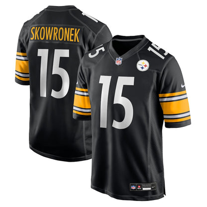 Ben Skowronek 15 Pittsburgh Steelers Team Game Men Jersey - Black
