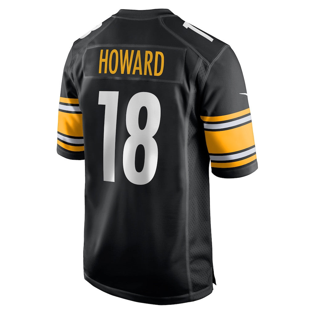 Will Howard 18 Pittsburgh Steelers Team Game Men Jersey - Black