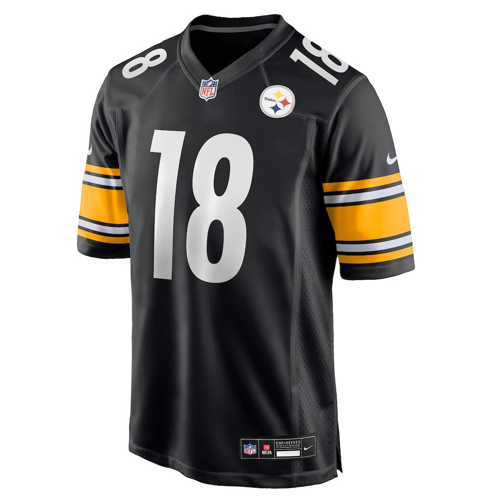 Will Howard 18 Pittsburgh Steelers Team Game Men Jersey - Black