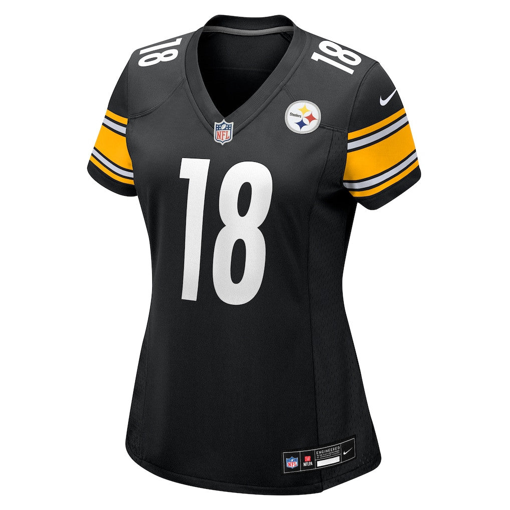 Will Howard 18 Pittsburgh Steelers Women's Team Game Jersey - Black