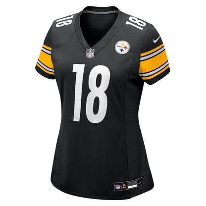 Will Howard 18 Pittsburgh Steelers Women's Team Game Jersey - Black