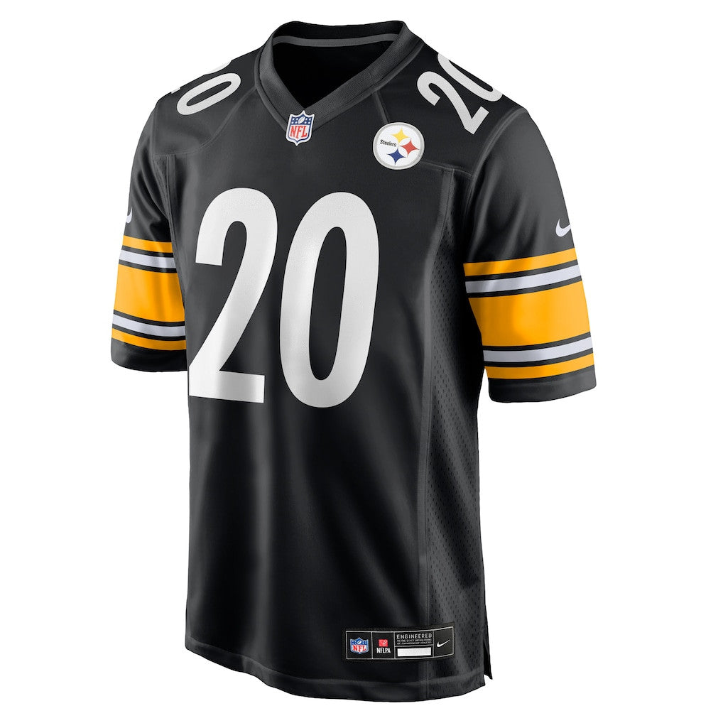 Kaleb Johnson 20 Pittsburgh Steelers Team Game Men Jersey - Black