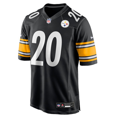 Kaleb Johnson 20 Pittsburgh Steelers Team Game Men Jersey - Black