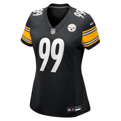 Derrick Harmon 99 Pittsburgh Steelers Women's Team Game Jersey - Black