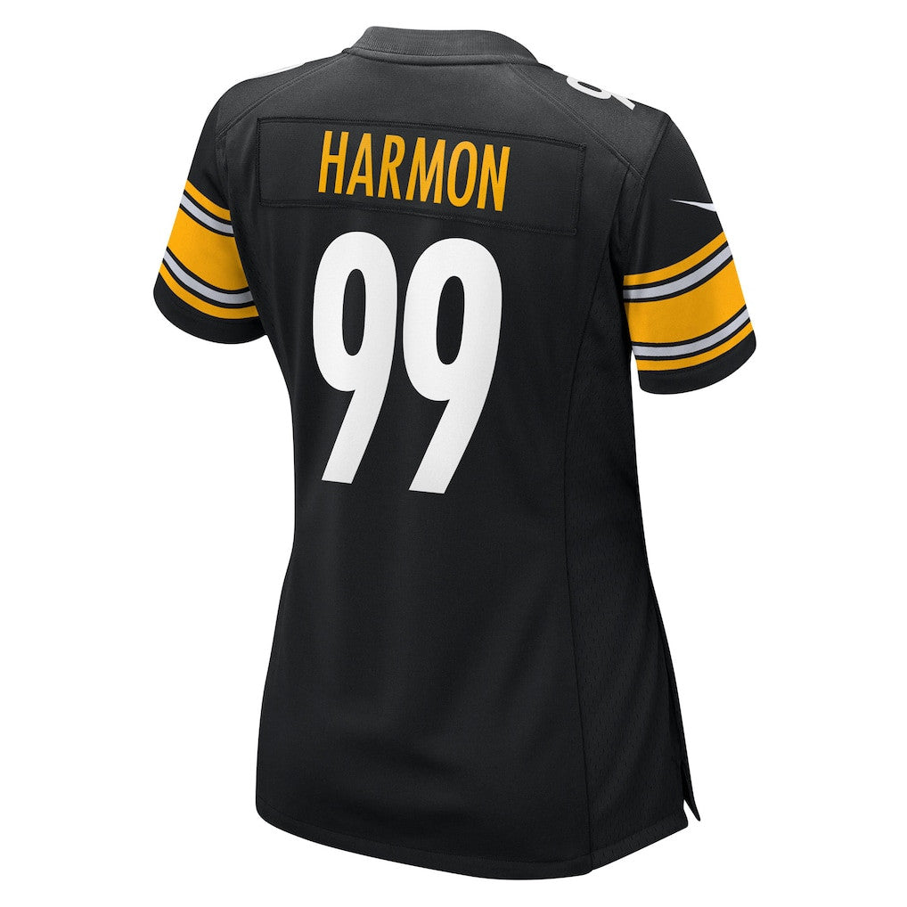 Derrick Harmon 99 Pittsburgh Steelers Women's Team Game Jersey - Black