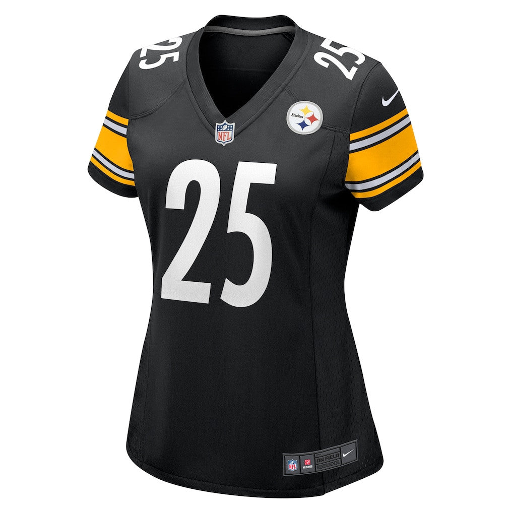 DeShon Elliott 25 Pittsburgh Steelers Women's Team Game Jersey - Black