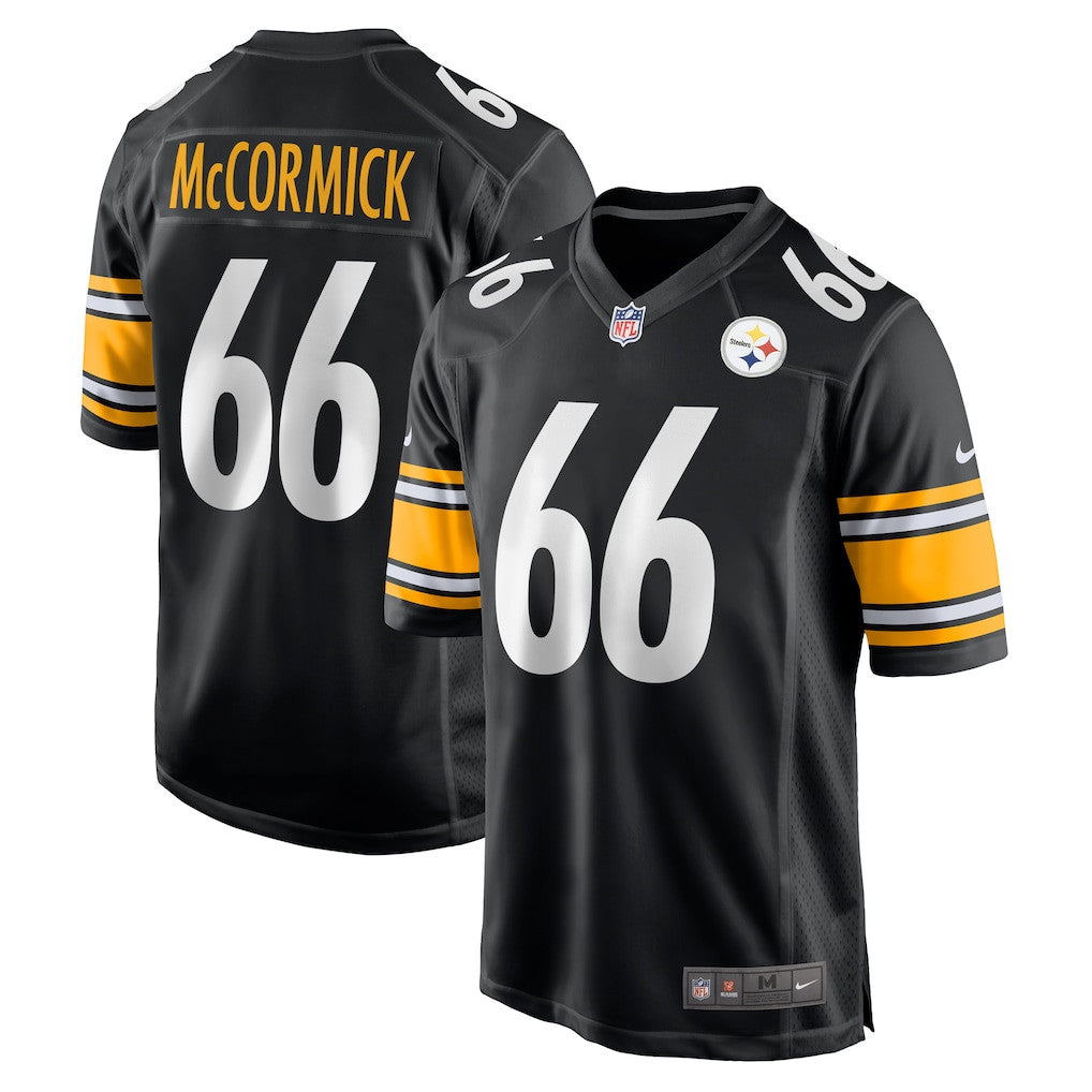 Mason McCormick 66 Pittsburgh Steelers Team Game Men Jersey - Black