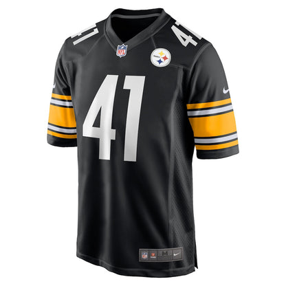 Payton Wilson 41 Pittsburgh Steelers Team Game Men Jersey - Black