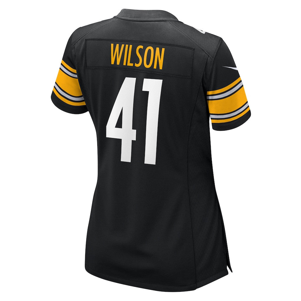 Payton Wilson 41 Pittsburgh Steelers Women's Team Game Jersey - Black