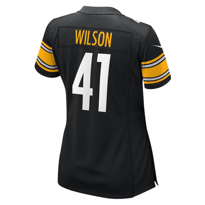 Payton Wilson 41 Pittsburgh Steelers Women's Team Game Jersey - Black