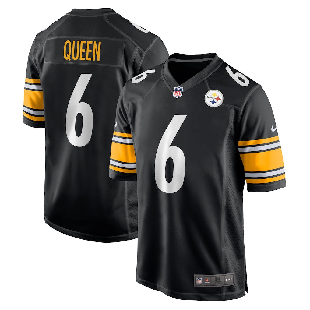 Patrick Queen 6 Pittsburgh Steelers Team Game Men Jersey - Black