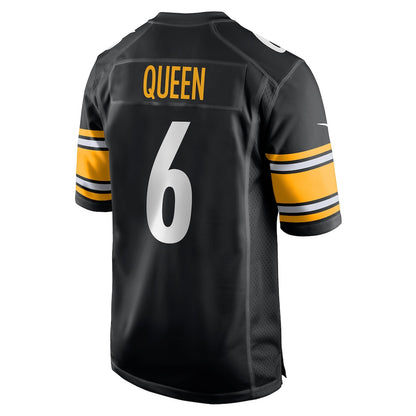 Patrick Queen 6 Pittsburgh Steelers Team Game Men Jersey - Black