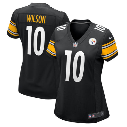 Roman Wilson 10 Pittsburgh Steelers Women's Team Game Jersey - Black
