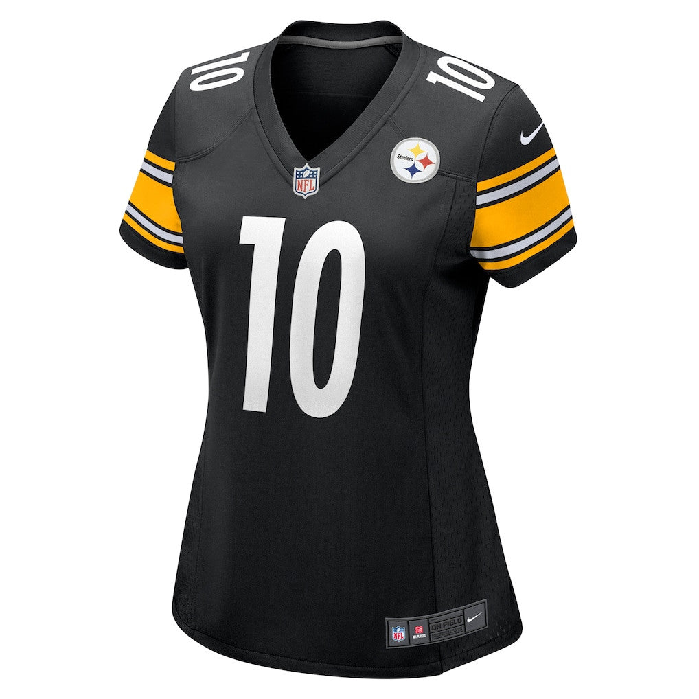 Roman Wilson 10 Pittsburgh Steelers Women's Team Game Jersey - Black