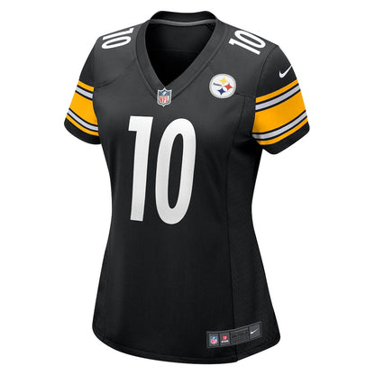 Roman Wilson 10 Pittsburgh Steelers Women's Team Game Jersey - Black