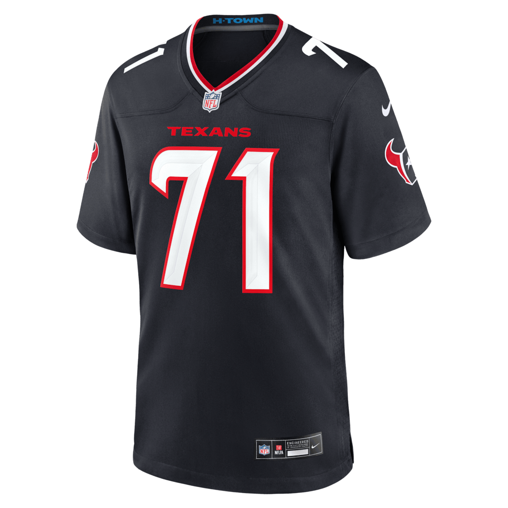 Braden Smith 71 Houston Texans Team Game Men Jersey - Navy