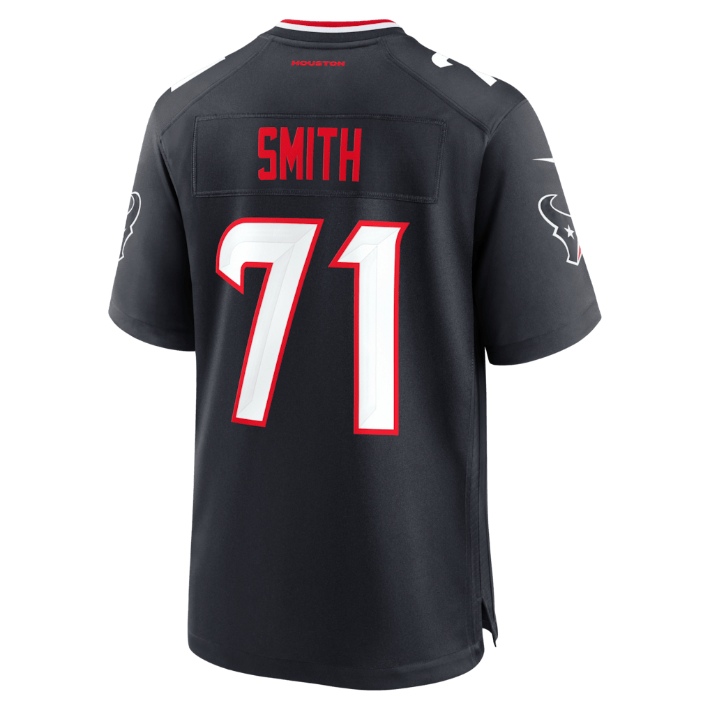 Braden Smith 71 Houston Texans Team Game Men Jersey - Navy
