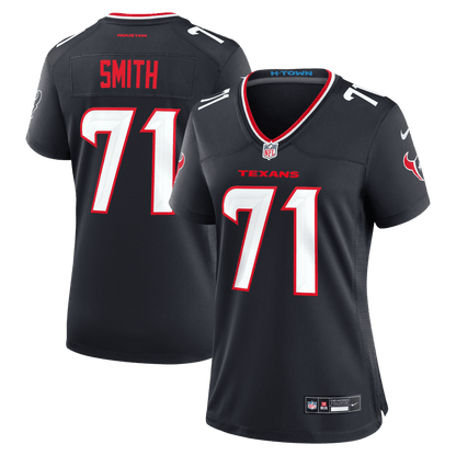Braden Smith 71 Houston Texans Women's Team Game Jersey - Navy