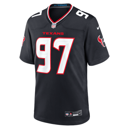Dominique Robinson 97 Houston Texans Team Game Men Jersey - Navy