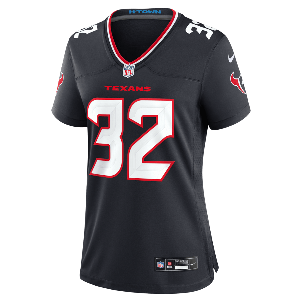 David Montgomery 32 Houston Texans Women's Team Game Jersey - Navy