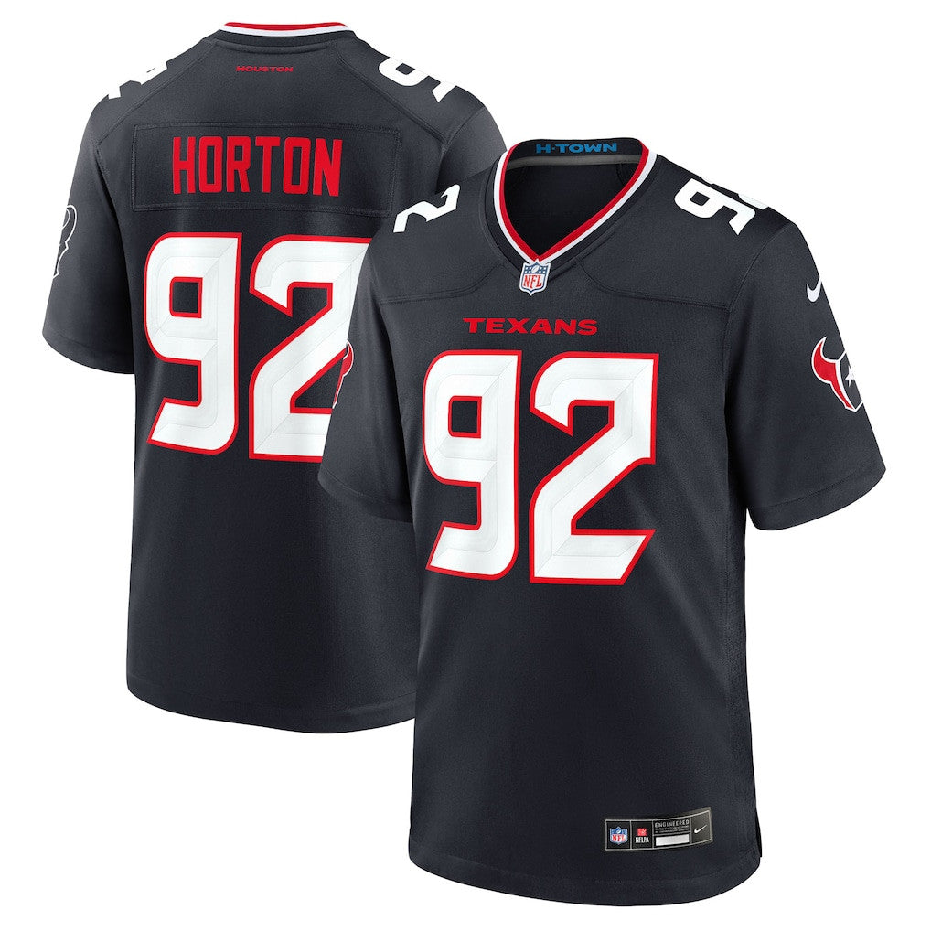 Dylan Horton 92 Houston Texans Team Game Men Jersey - Navy