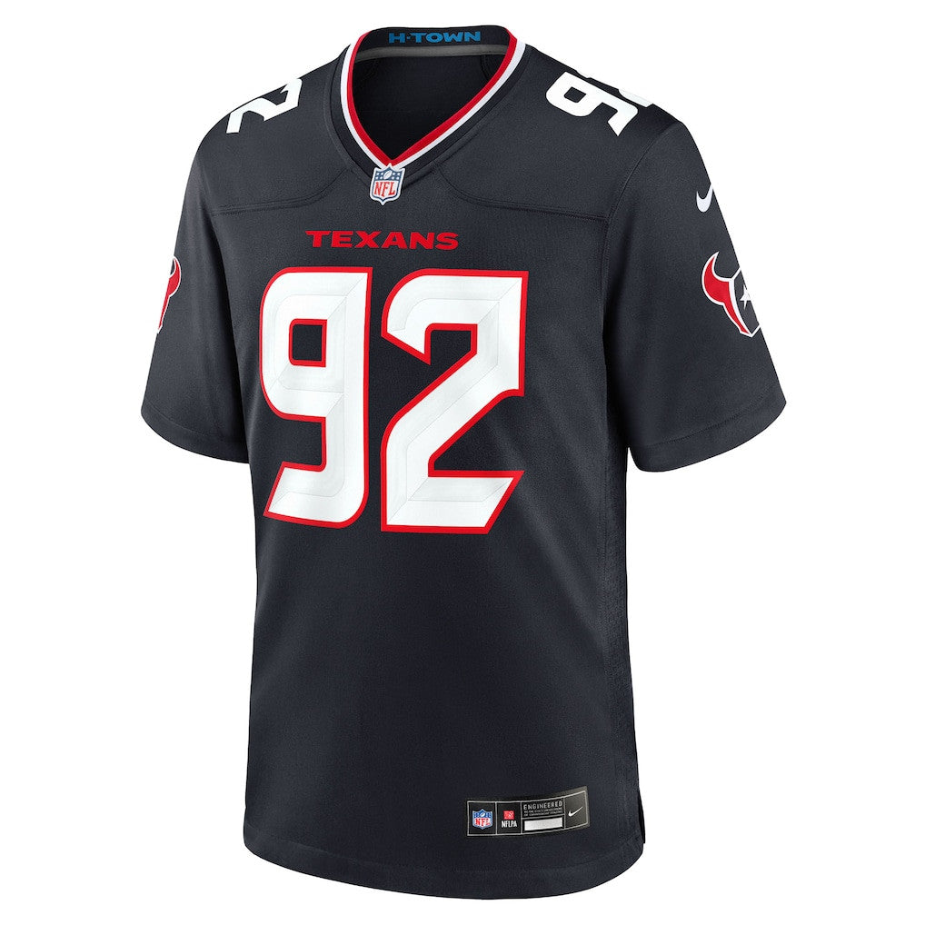 Dylan Horton 92 Houston Texans Team Game Men Jersey - Navy