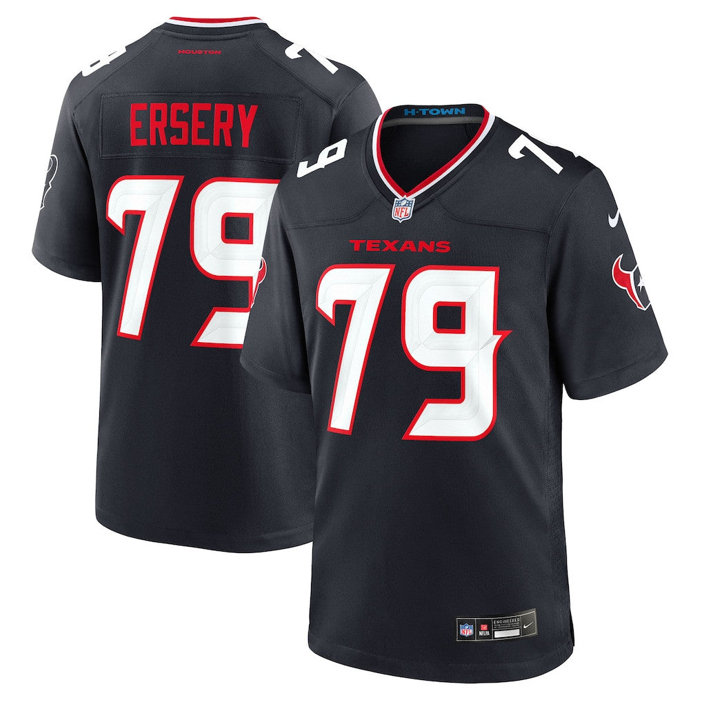 Aireontae Ersery 79 Houston Texans Team Game Men Jersey - Navy
