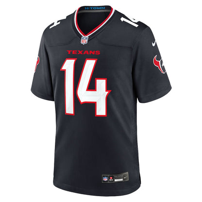Jaylin Noel 14 Houston Texans Team Game Men Jersey - Navy