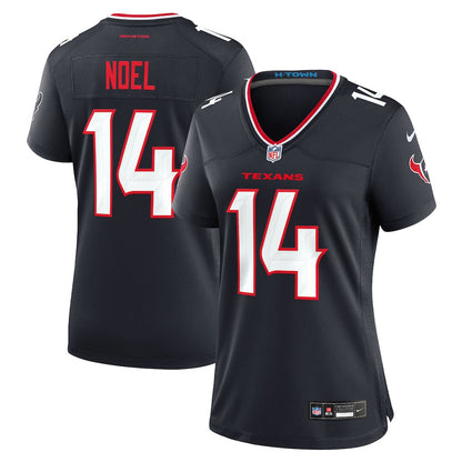 Jaylin Noel 14 Houston Texans Women's Team Game Jersey - Navy