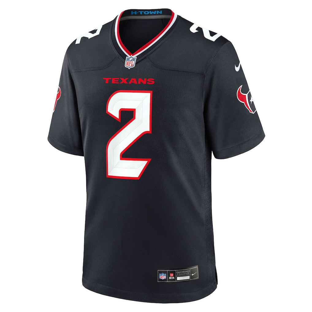 Calen Bullock 2 Houston Texans Team Game Men Jersey - Navy
