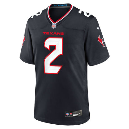 Calen Bullock 2 Houston Texans Team Game Men Jersey - Navy
