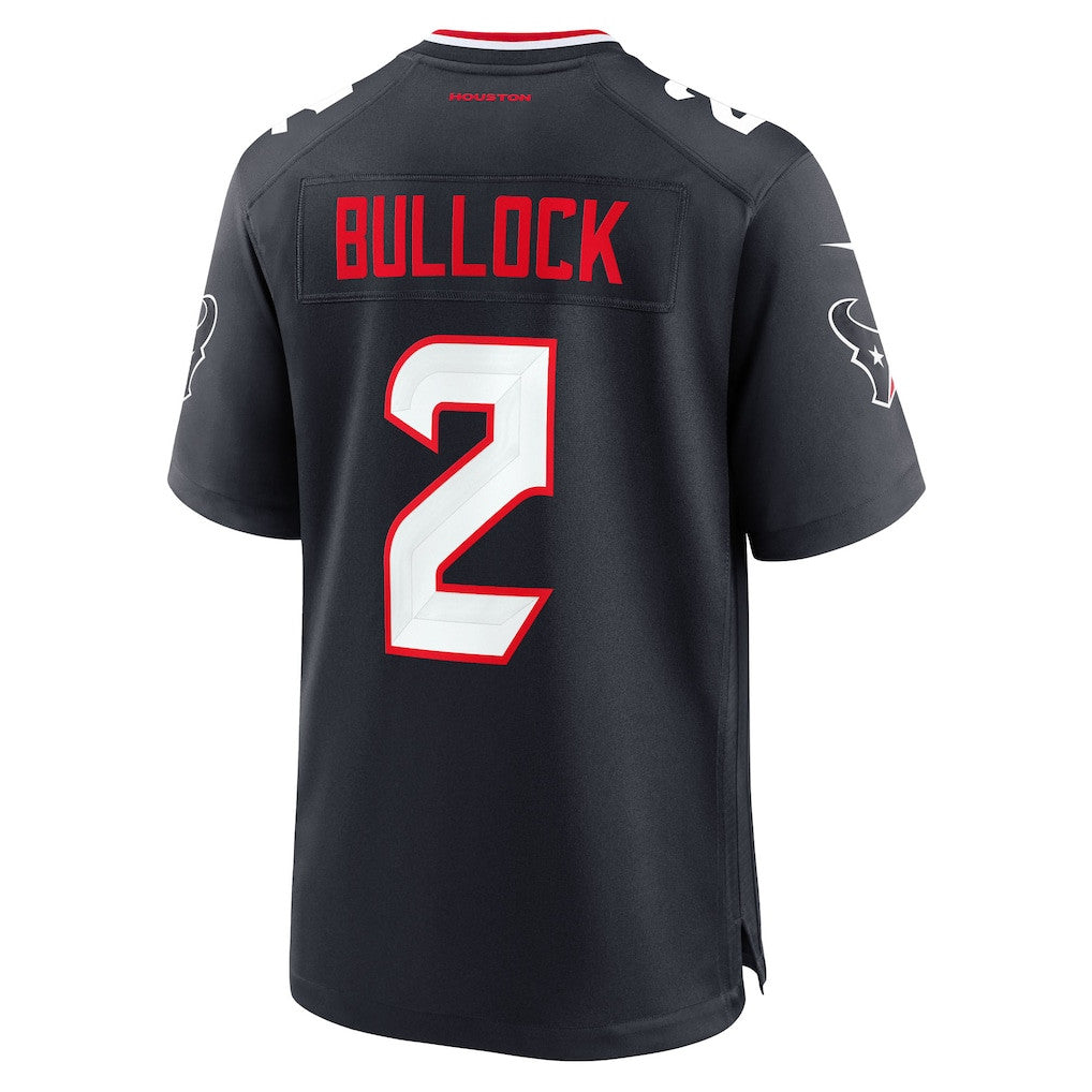 Calen Bullock 2 Houston Texans Team Game Men Jersey - Navy