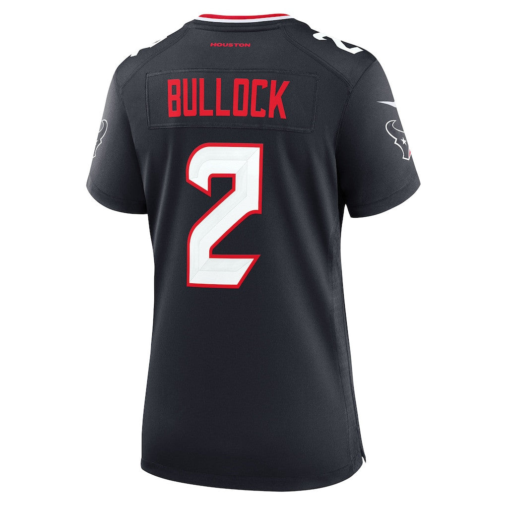 Calen Bullock 2 Houston Texans Women's Team Game Jersey - Navy