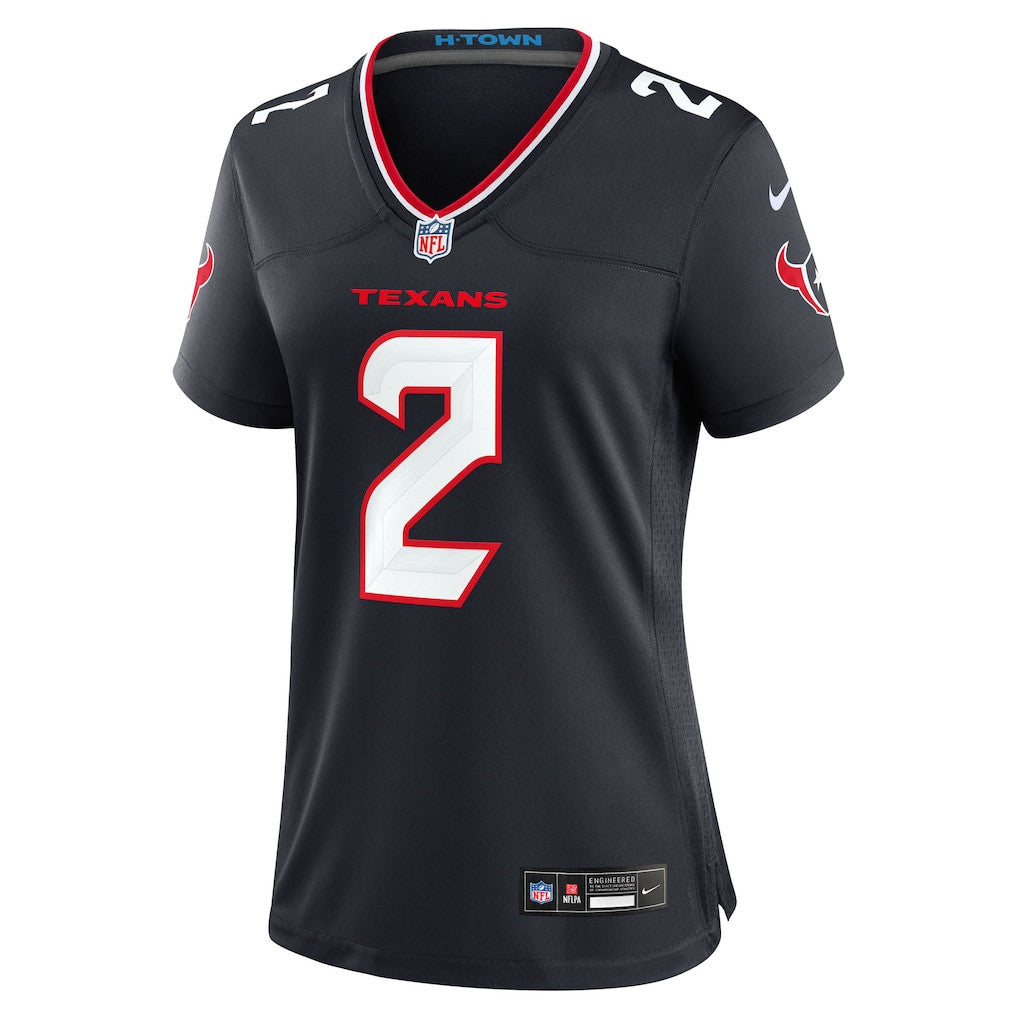 Calen Bullock 2 Houston Texans Women's Team Game Jersey - Navy