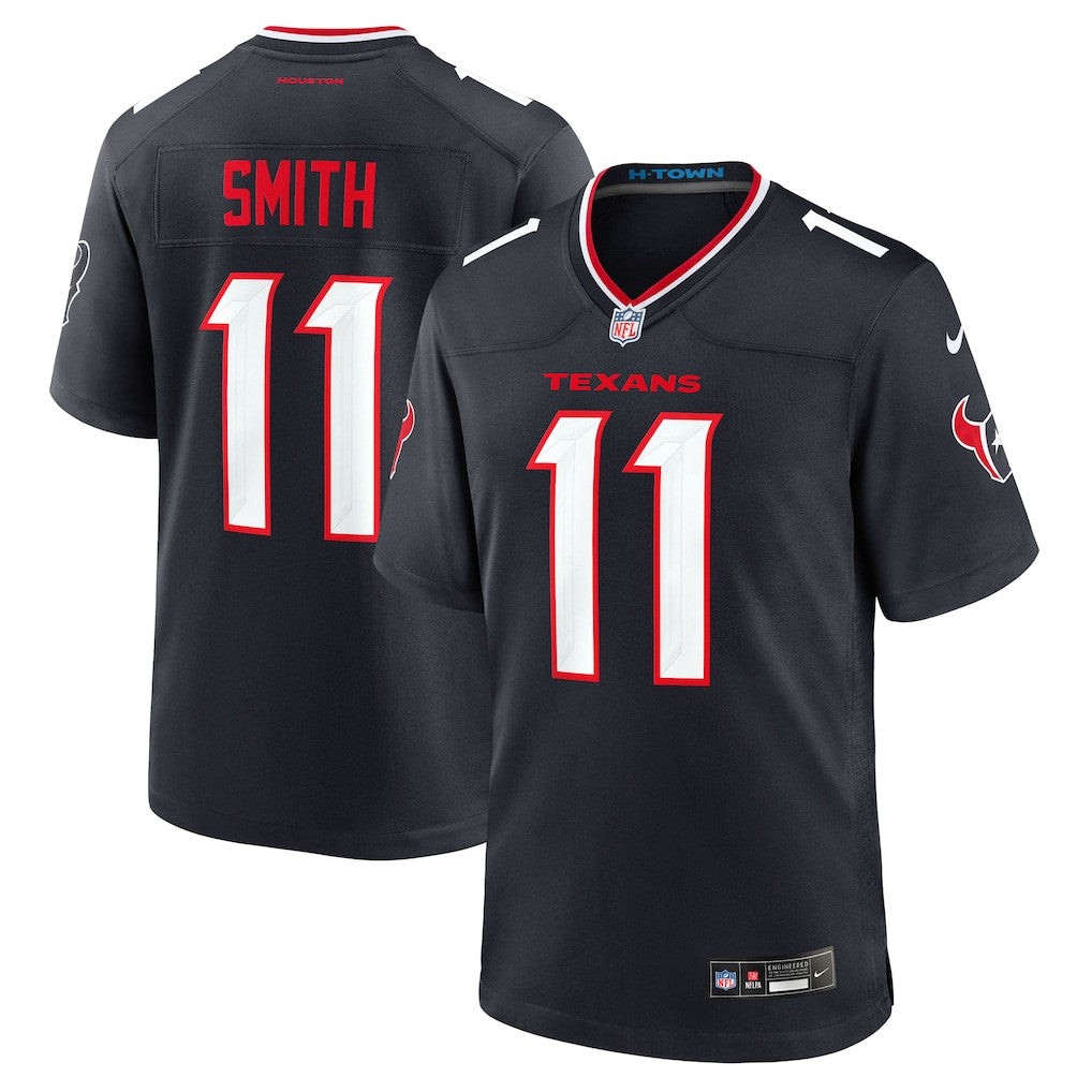 Tremon Smith 11 Houston Texans Team Game Men Jersey - Navy