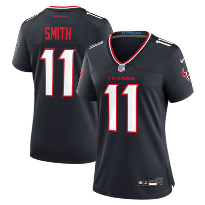 Tremon Smith 11 Houston Texans Women's Team Game Jersey - Navy