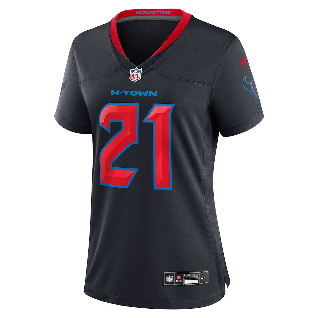 Nick Chubb 21 Houston Texans Women's Game Jersey - Navy