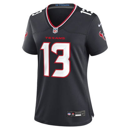 Christian Kirk 13 Houston Texans Women's Team Game Jersey - Navy