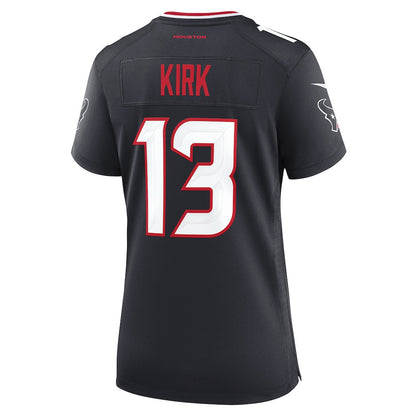 Christian Kirk 13 Houston Texans Women's Team Game Jersey - Navy