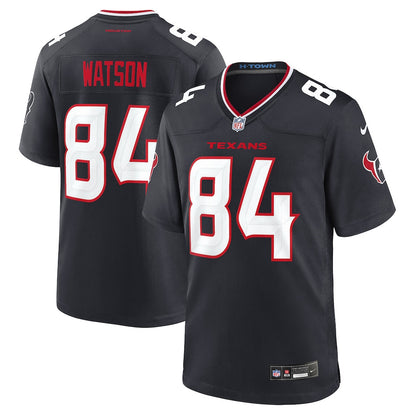 Justin Watson 84 Houston Texans Team Game Men Jersey - Navy