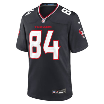 Justin Watson 84 Houston Texans Team Game Men Jersey - Navy