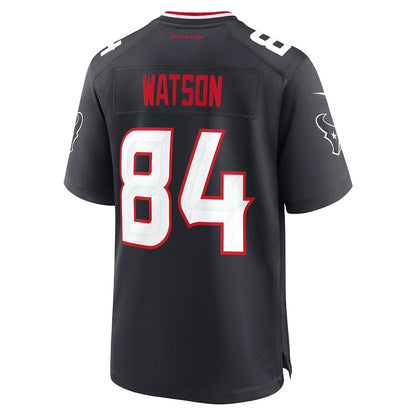 Justin Watson 84 Houston Texans Team Game Men Jersey - Navy