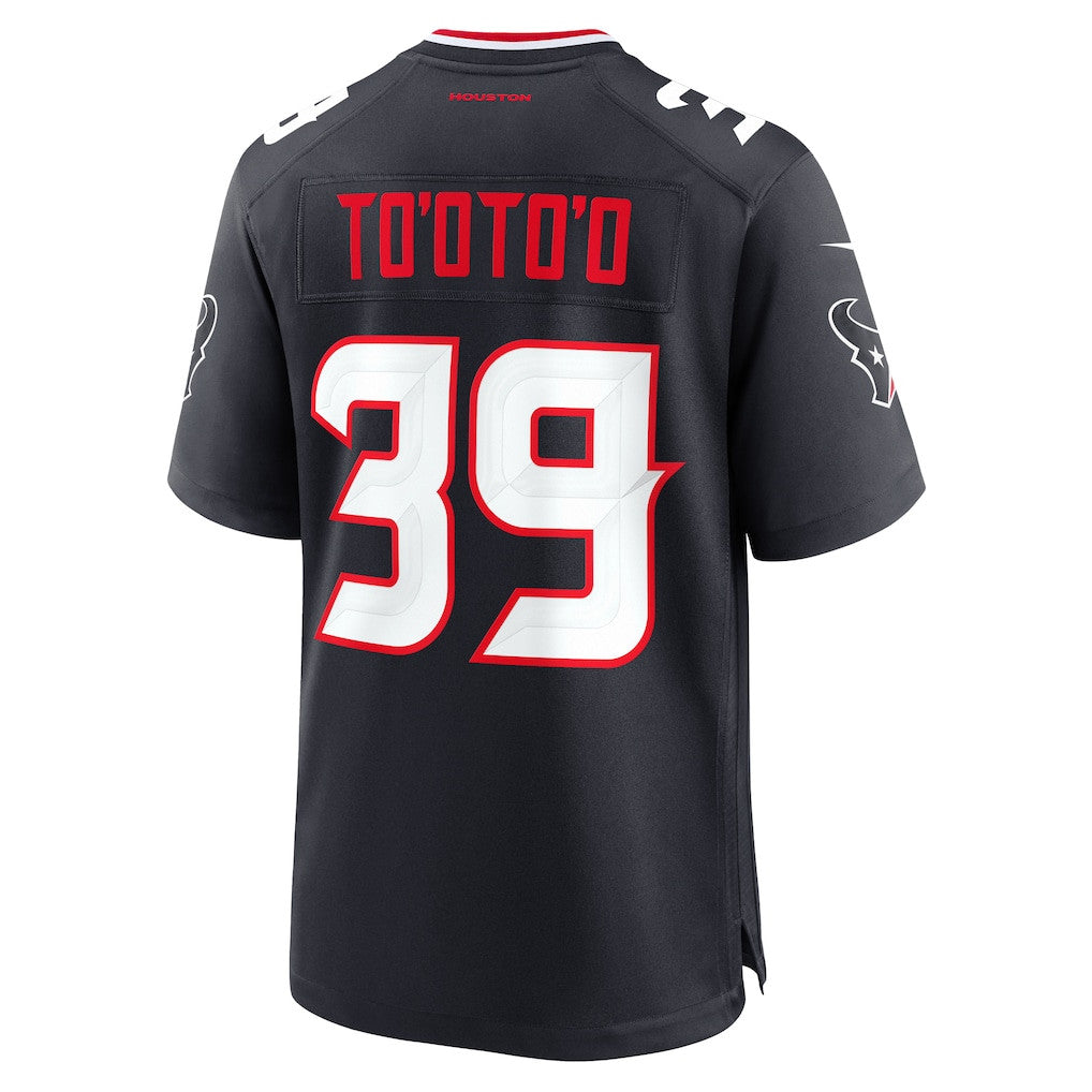 Henry To'oto'o 39 Houston Texans Team Game Men Jersey - Navy