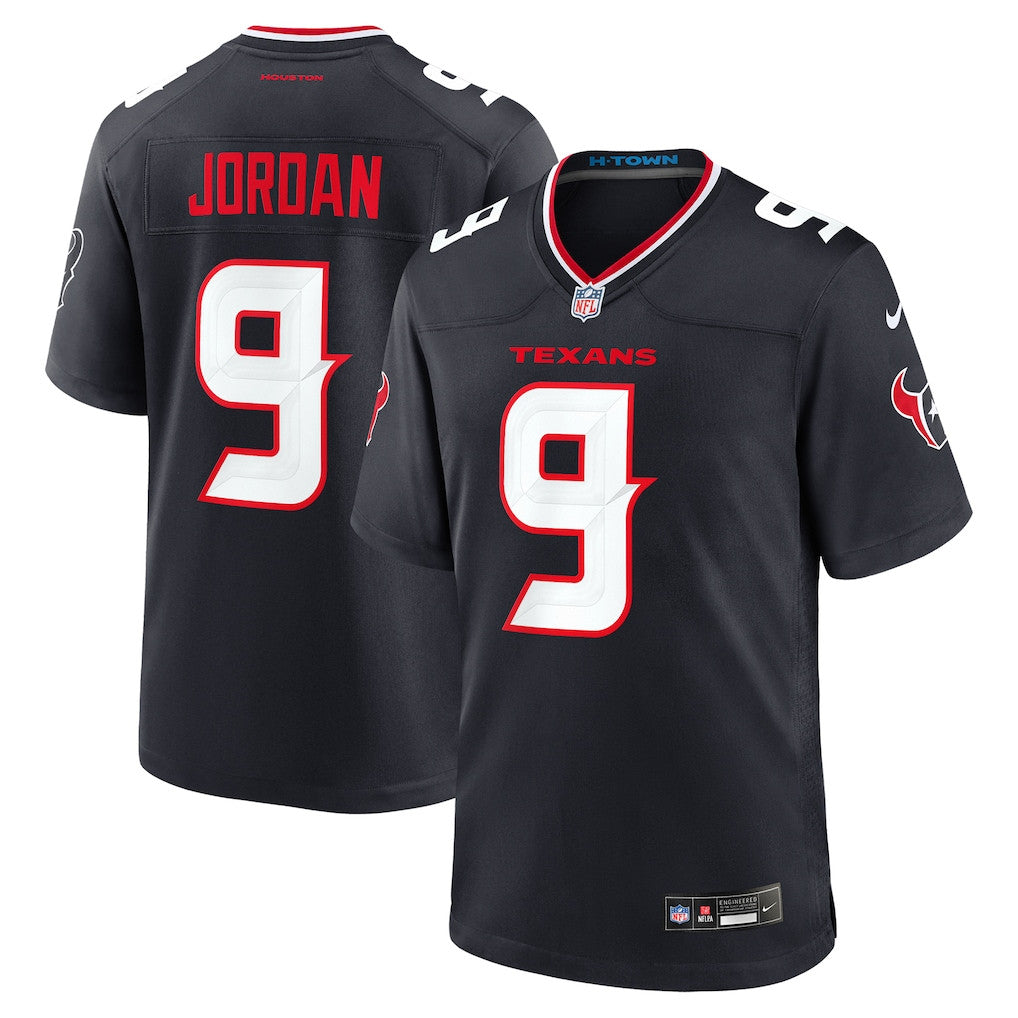 Brevin Jordan 9 Houston Texans Team Game Men Jersey - Navy